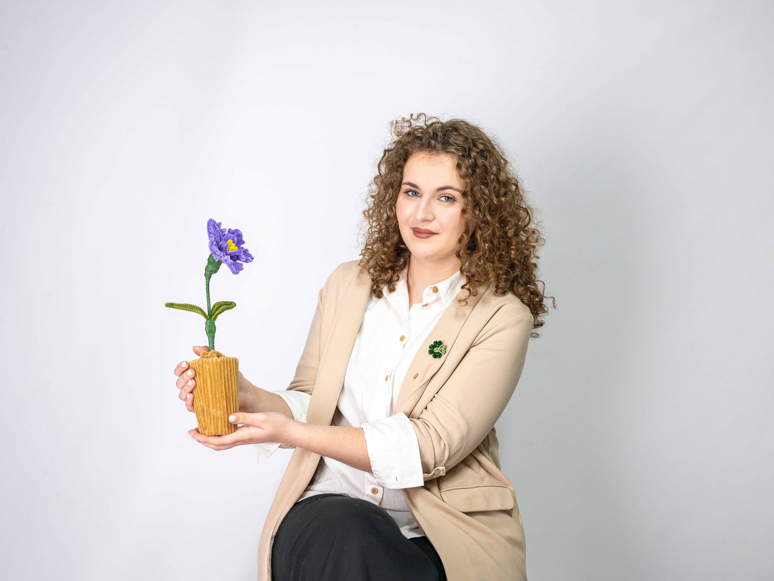 FLOARE DECORATIVĂ MOV